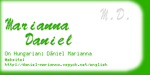 marianna daniel business card